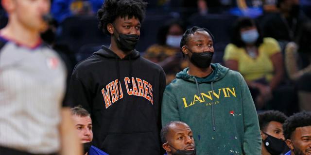 1655718244770017807.jpg bob半岛体育-28顺位选择众多 这位大三侧翼为何能吸引勇士?